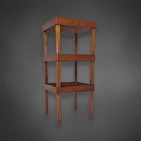 Biedermeier-Etagere Wildkirsche massiv Deutschland um 1825