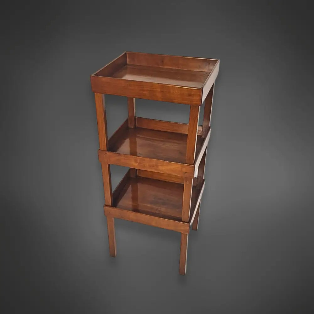 Biedermeier-Etagere Wildkirsche massiv Deutschland um 1825