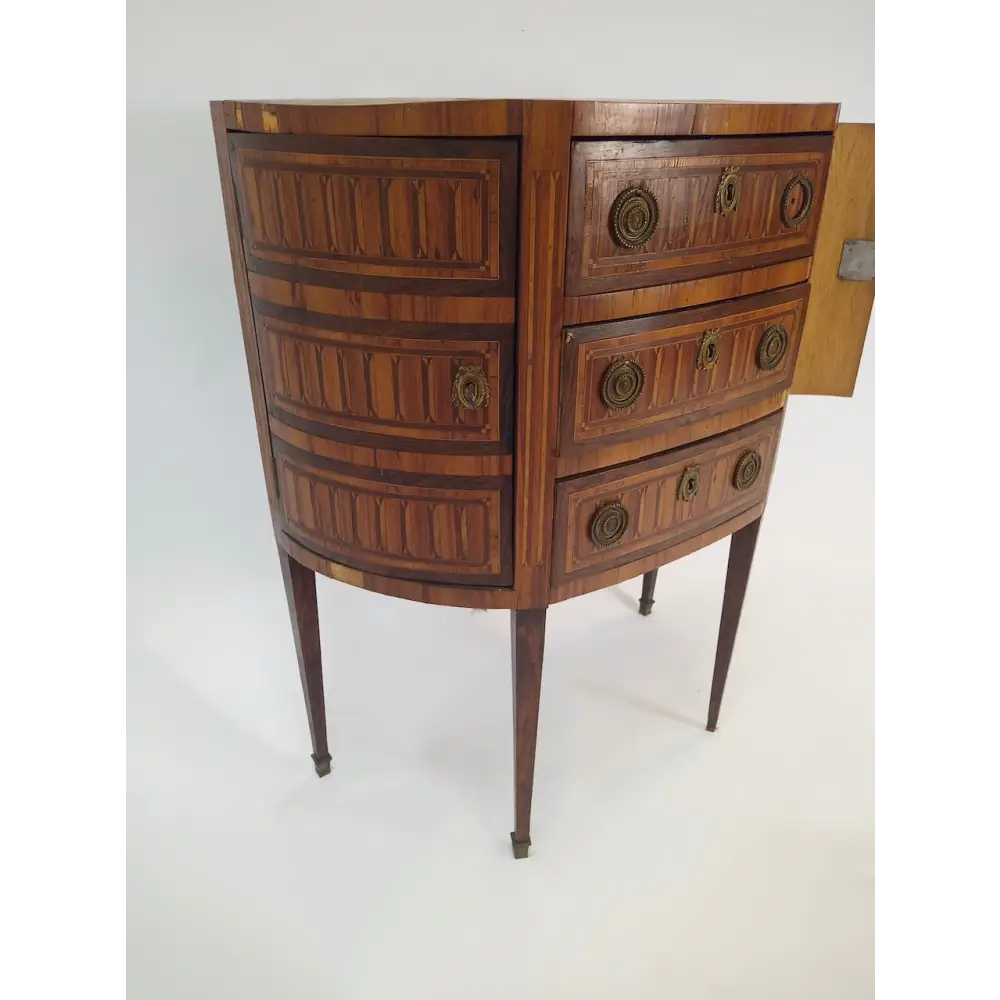 Kleine halbrunde Kommode im Stil von Louis XVI - Möbel