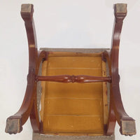 Mahagoni Hocker im Empire Stil - Möbel