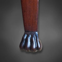 Paar Empire-Biedermeier Sessel aus massivem Mahagoni