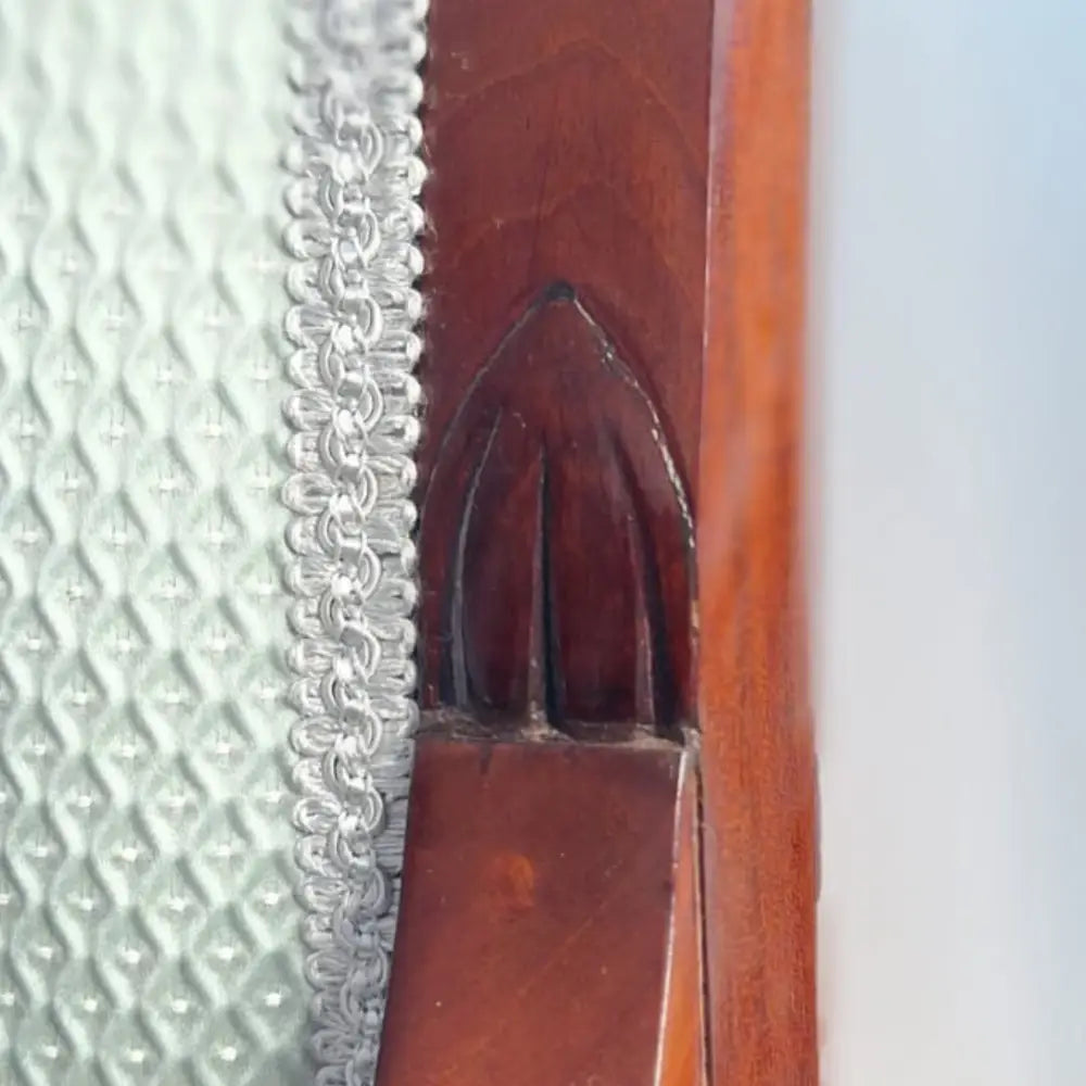 Paar Empire-Biedermeier Sessel aus massivem Mahagoni