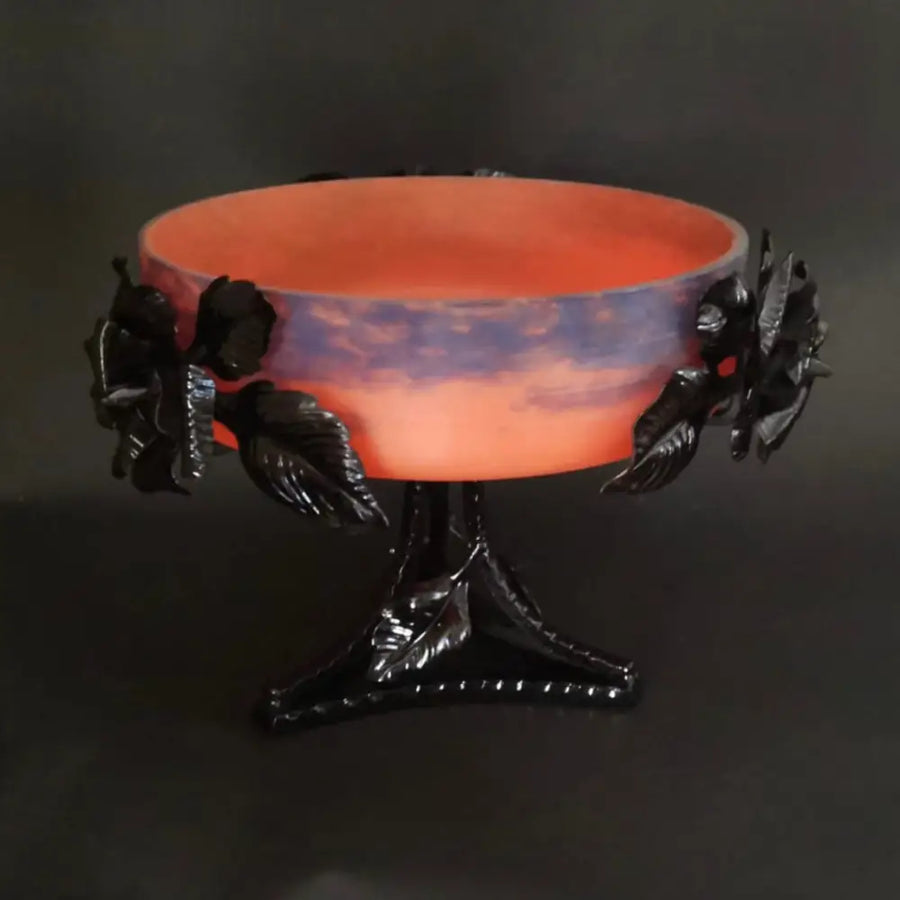Tafelaufsatz Art Deco Schale sig DEGUE - Tafelaufsatz