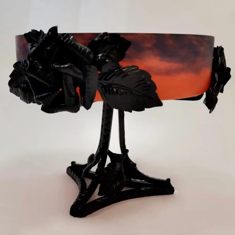 Tafelaufsatz Art Deco Schale sig DEGUE - Tafelaufsatz
