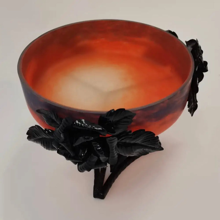 Tafelaufsatz Art Deco Schale sig DEGUE - Tafelaufsatz