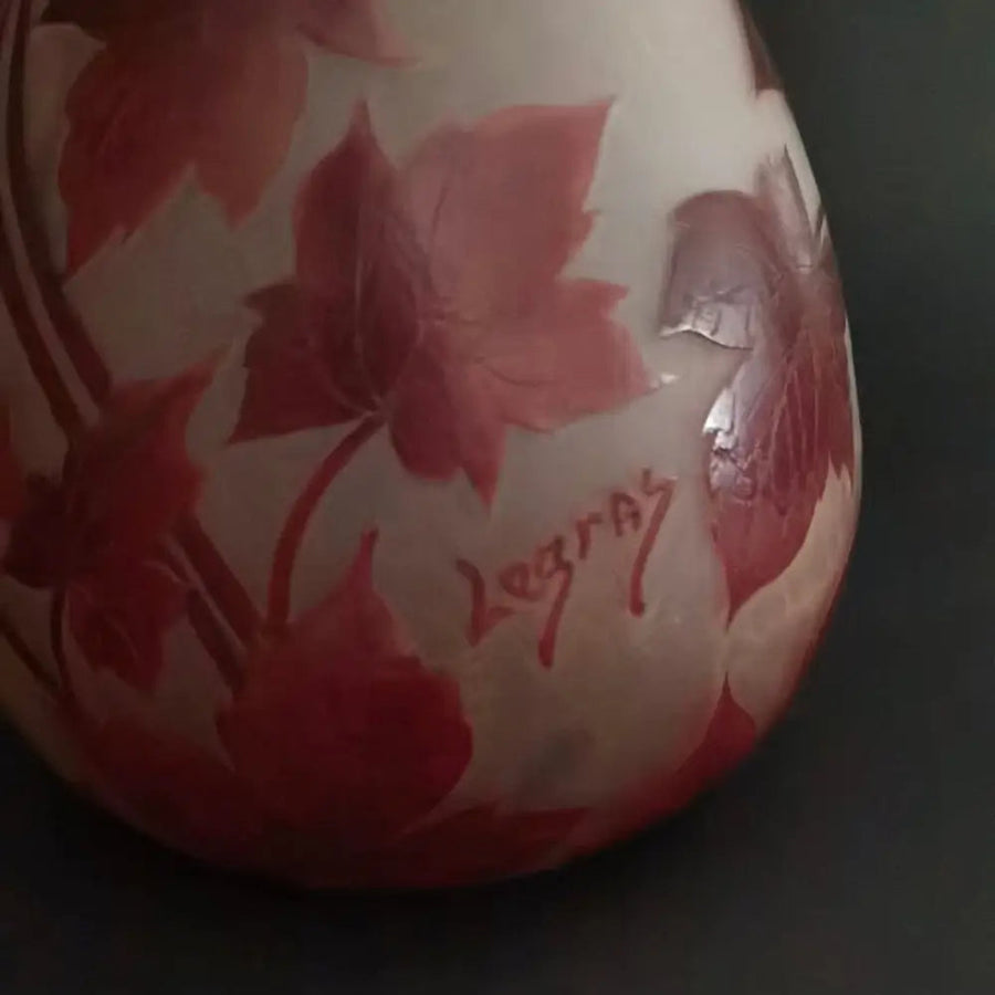 Art Déco Vase LEGRAS aus der Rubis-Serie - vasen
