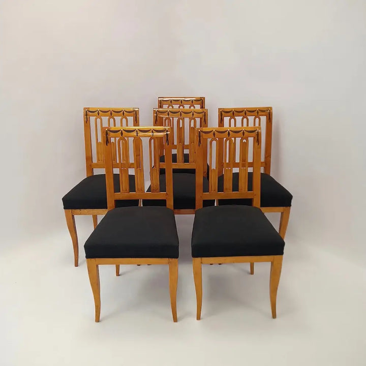 6 Biedermeier Stühle - Stühle