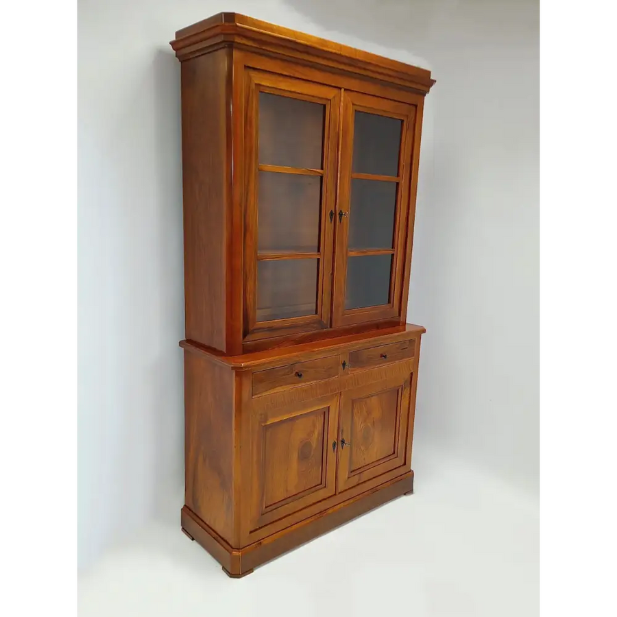 Antikes Aufsatzmöbel/ Buffet in Nussbaum um 1840 - Möbel