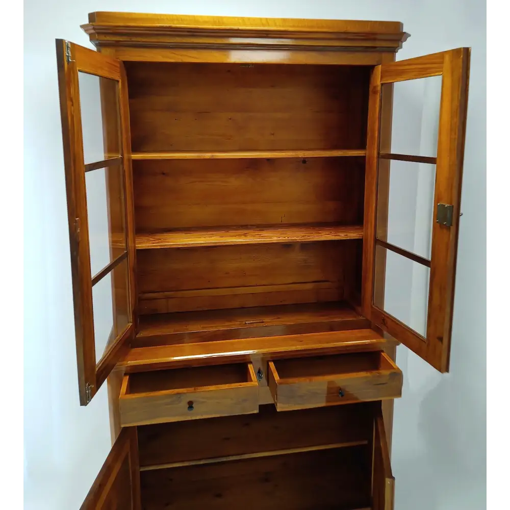 Antikes Aufsatzmöbel/ Buffet in Nussbaum um 1840 - Möbel