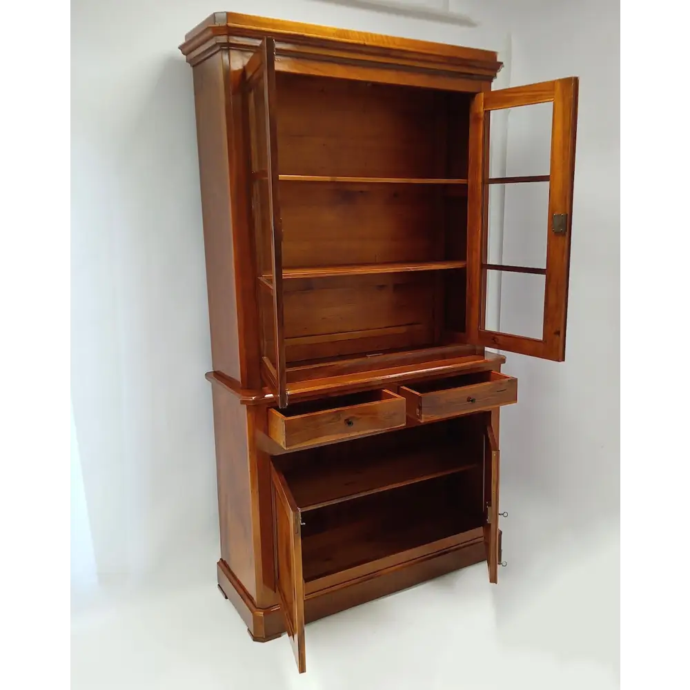 Antikes Aufsatzmöbel/ Buffet in Nussbaum um 1840 - Möbel