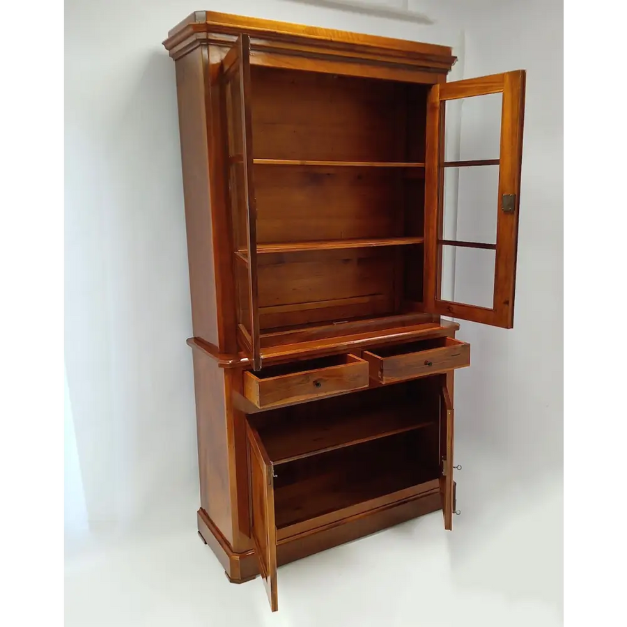 Antikes Aufsatzmöbel/ Buffet in Nussbaum um 1840 - Möbel