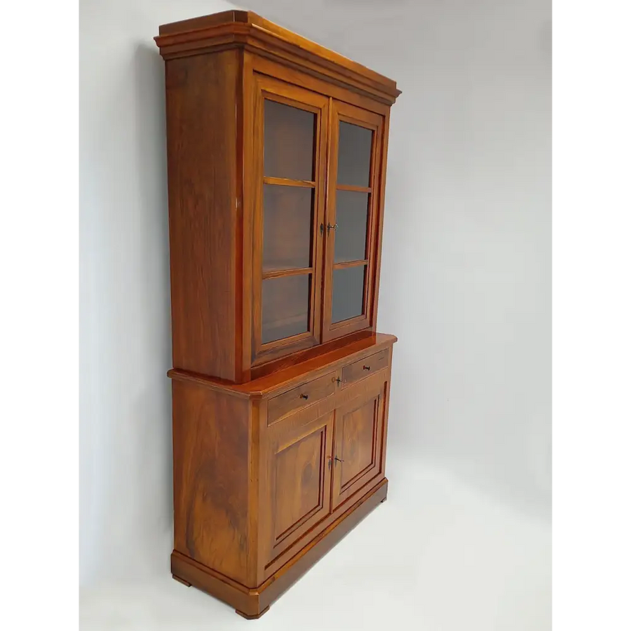 Antikes Aufsatzmöbel/ Buffet in Nussbaum um 1840 - Möbel