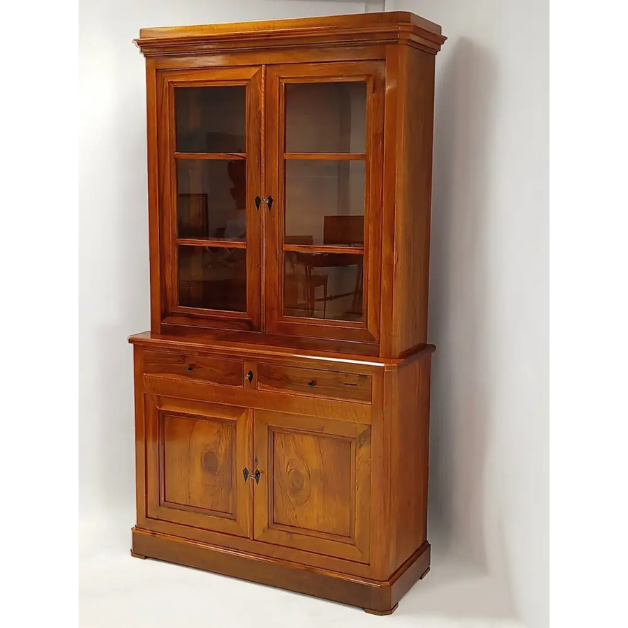 Antikes Aufsatzmöbel/ Buffet in Nussbaum um 1840 - Möbel