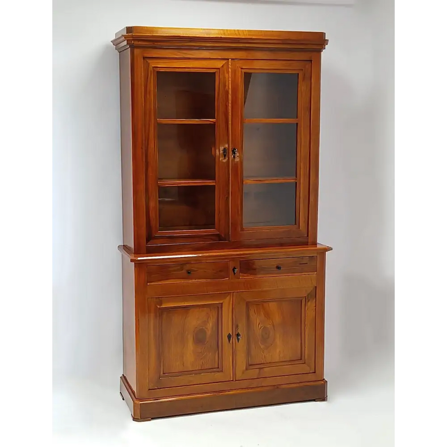 Antikes Aufsatzmöbel/ Buffet in Nussbaum um 1840 - Möbel