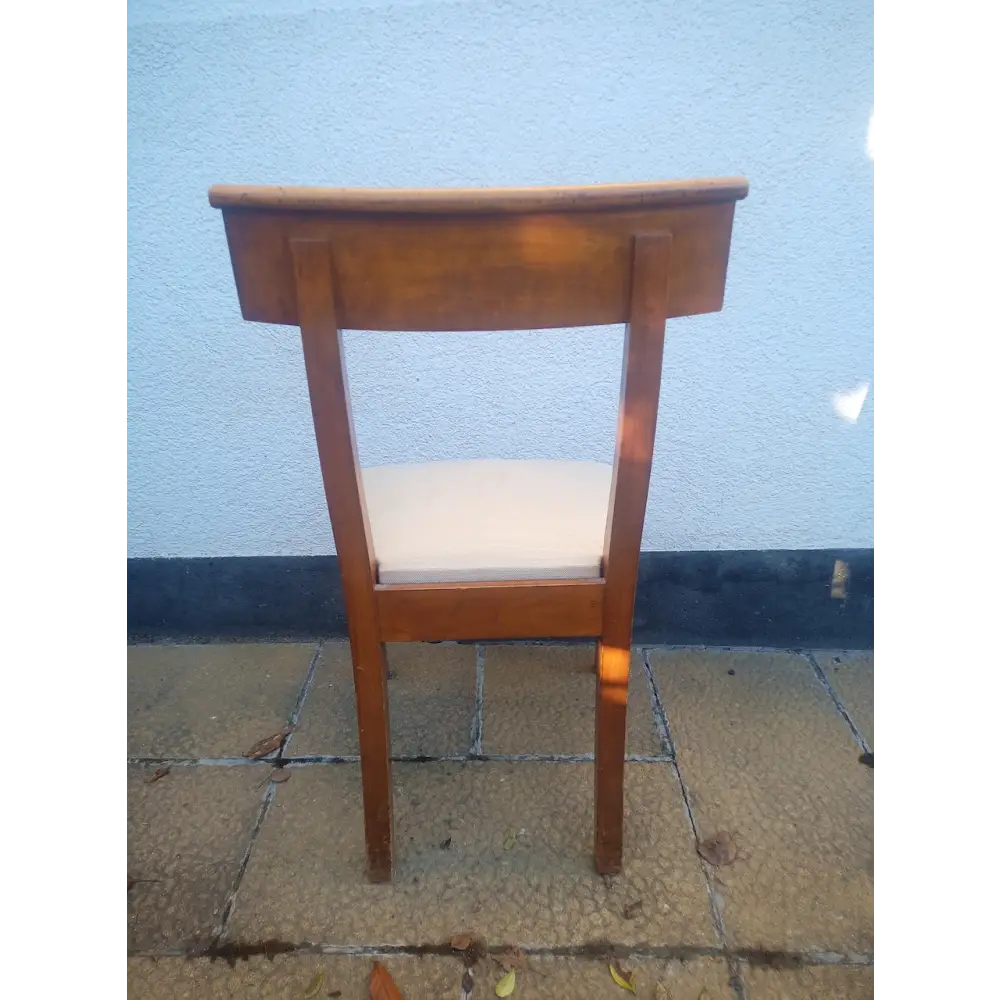 Biedermeier 10 massive Kirschbaum Stühle - Stühle