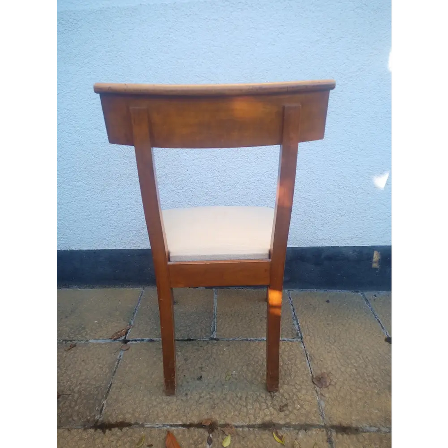 Biedermeier 10 massive Kirschbaum Stühle - Stühle