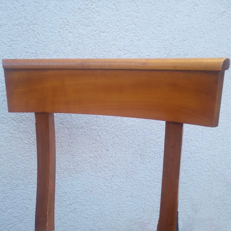 Biedermeier 10 massive Kirschbaum Stühle - Stühle