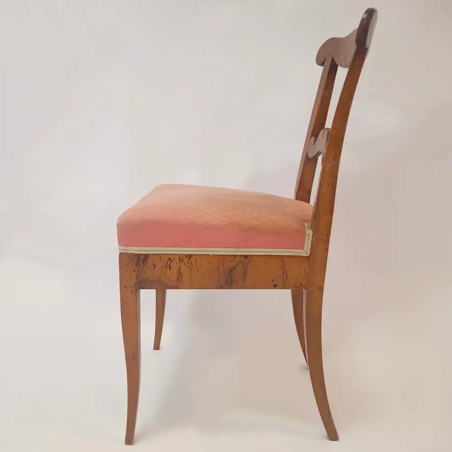 Biedermeier 6 Stühle Nussbaum - Möbel