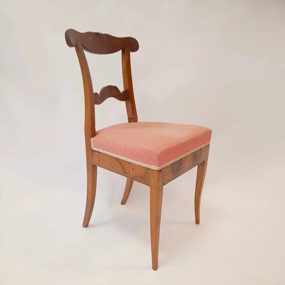 Biedermeier 6 Stühle Nussbaum - Möbel