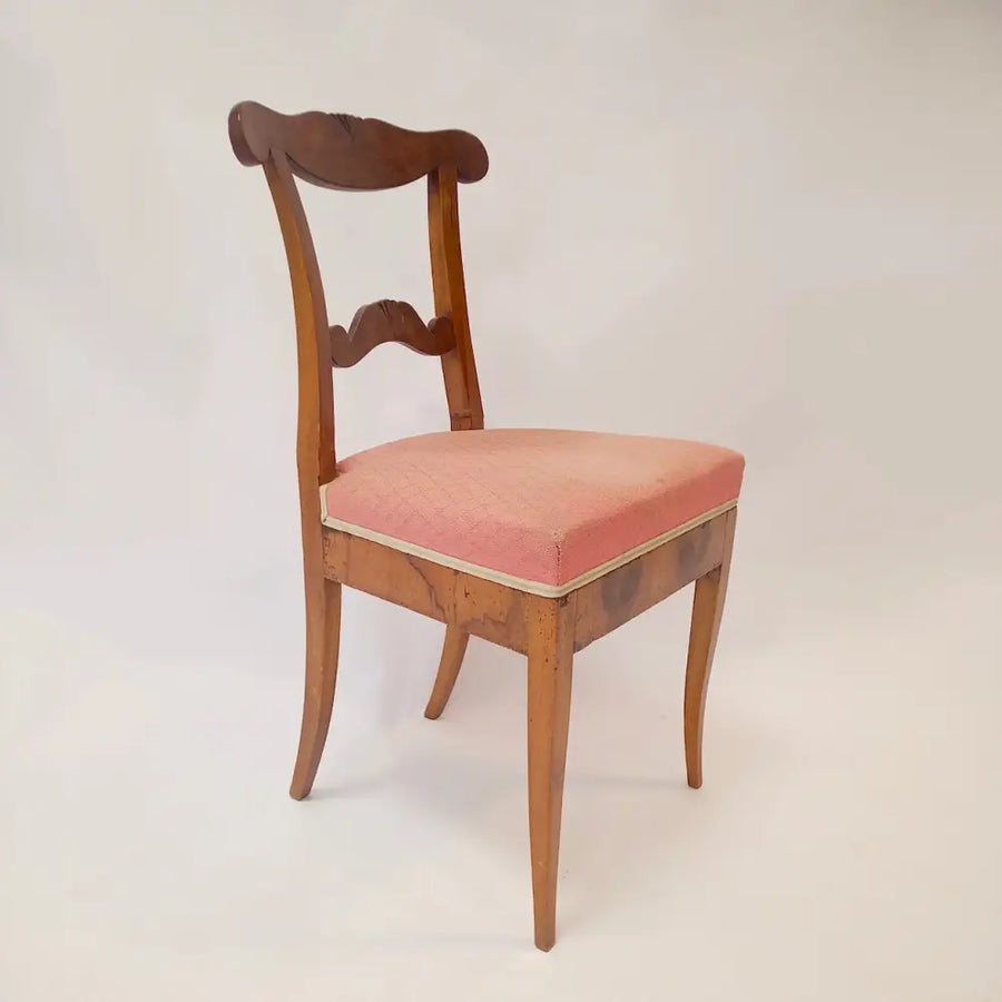 Biedermeier 6 Stühle Nussbaum - Möbel