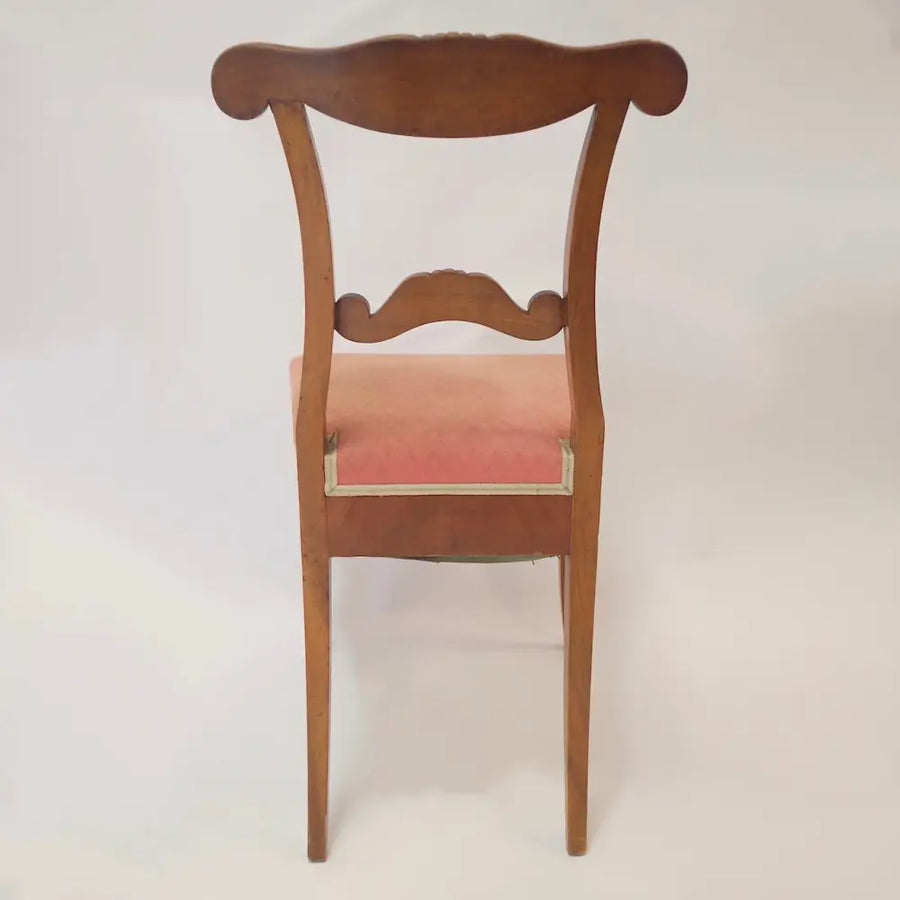 Biedermeier 6 Stühle Nussbaum - Möbel