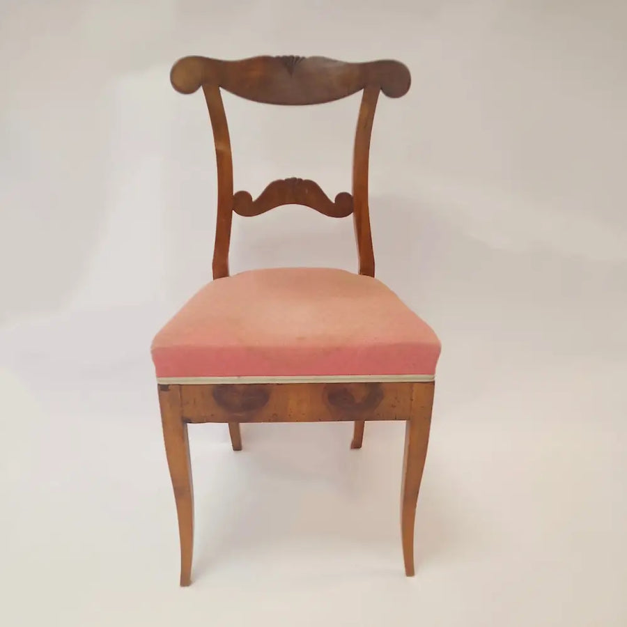 Biedermeier 6 Stühle Nussbaum - Möbel