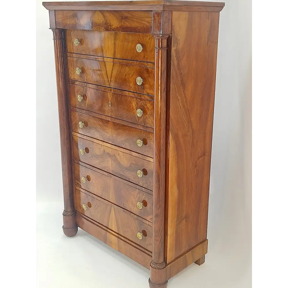 Biedermeier Chiffonniere Nussbaum furniert um 1830 - Möbel