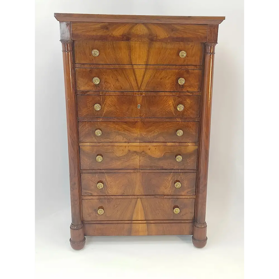 Biedermeier Chiffonniere Nussbaum furniert um 1830 - Möbel