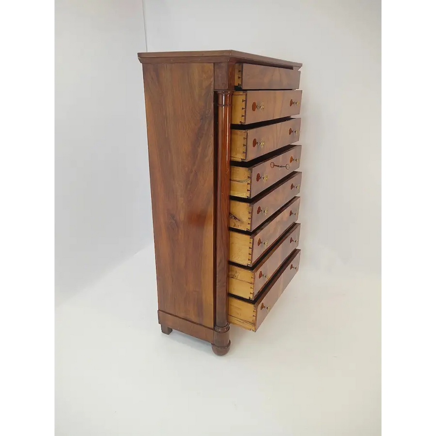 Biedermeier Chiffonniere Nussbaum furniert um 1830 - Möbel
