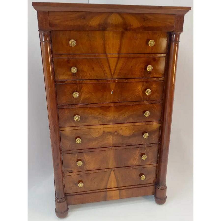 Biedermeier Chiffonniere Nussbaum furniert um 1830 - Möbel