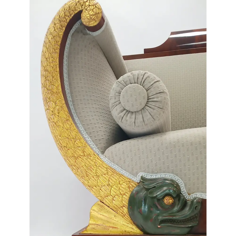 Biedermeier Sofa Mahagoni - Möbel