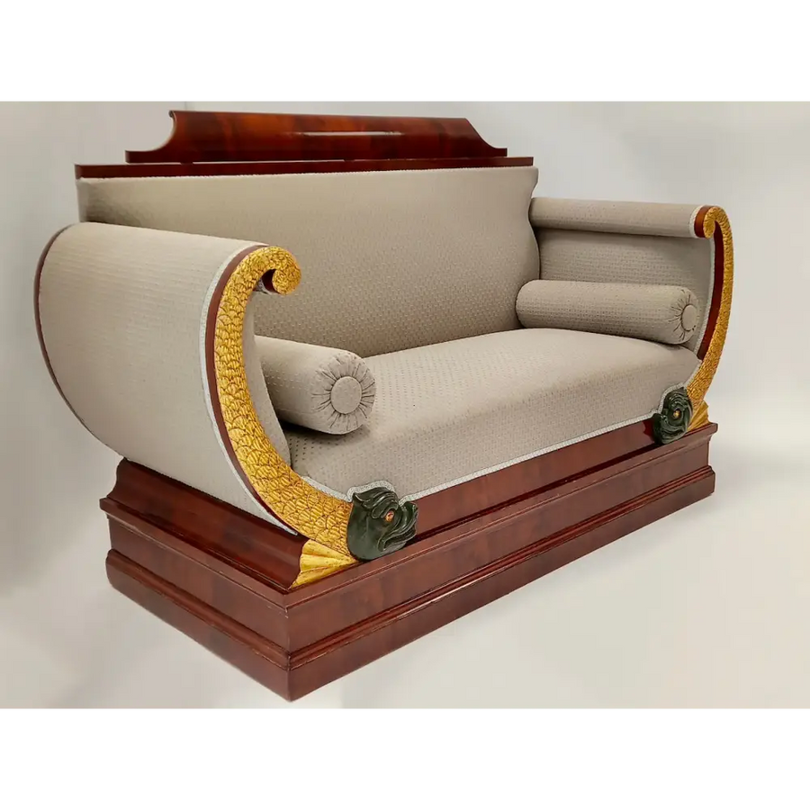 Biedermeier Sofa Mahagoni - Möbel