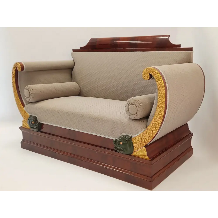Biedermeier Sofa Mahagoni - Möbel