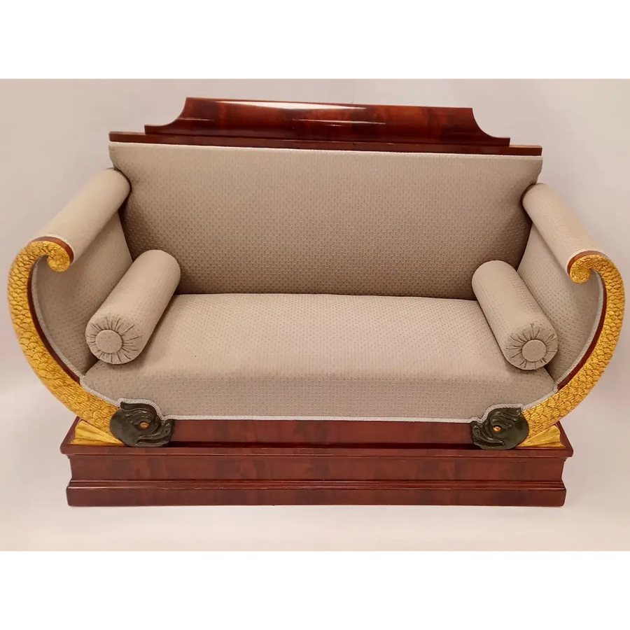 Biedermeier Sofa Mahagoni - Möbel