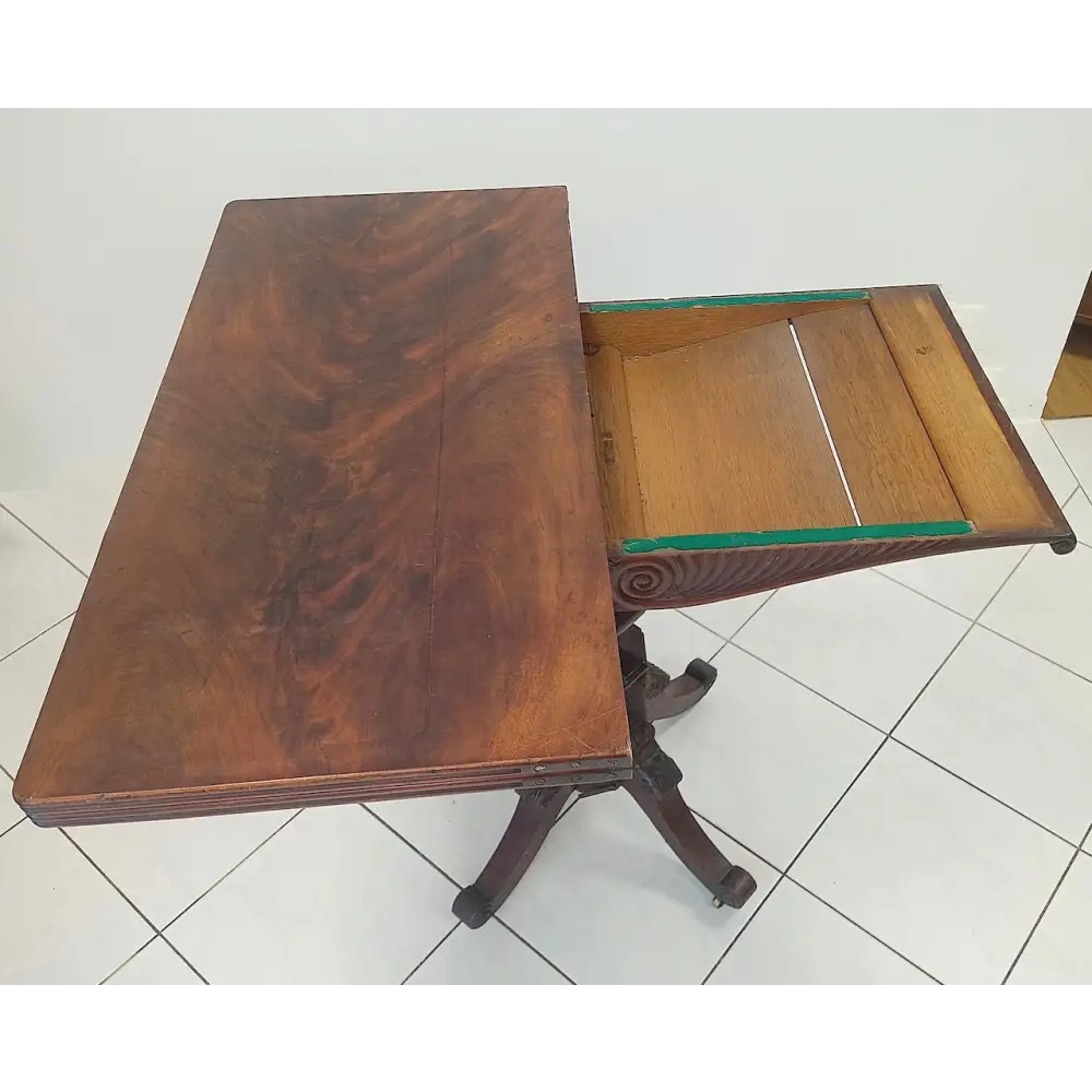 Biedermeier Spieltisch Mahagoni um 1835 - Möbel