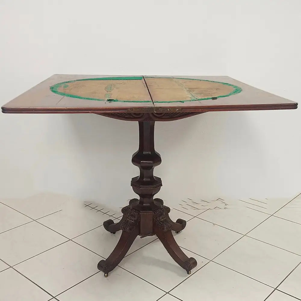 Biedermeier Spieltisch Mahagoni um 1835 - Möbel