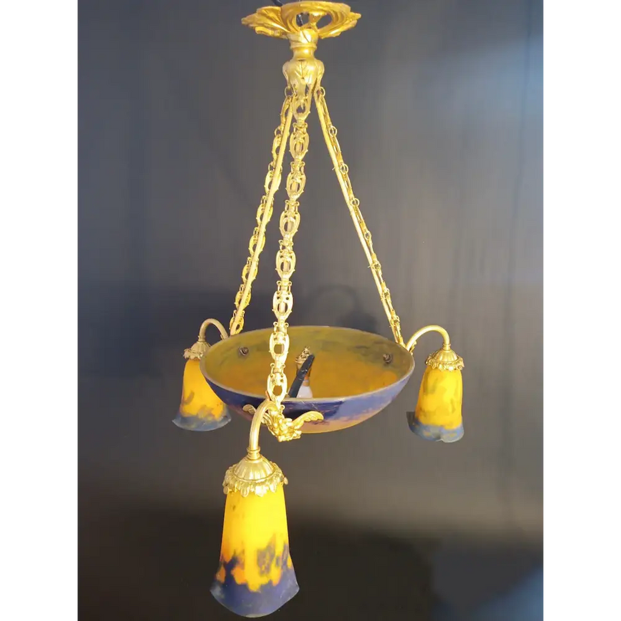 Deckenleuchter Müller Freres Art Dèco - Leuchten