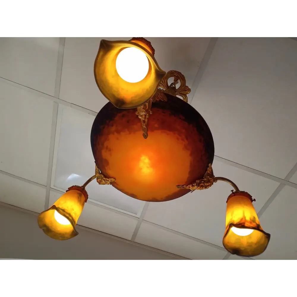 Deckenleuchter Müller Freres Art Dèco - Leuchten