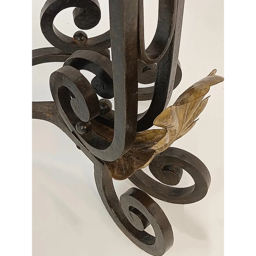 Art Déco Metallkonsole signiert von P. Roze um 1920 - Möbel