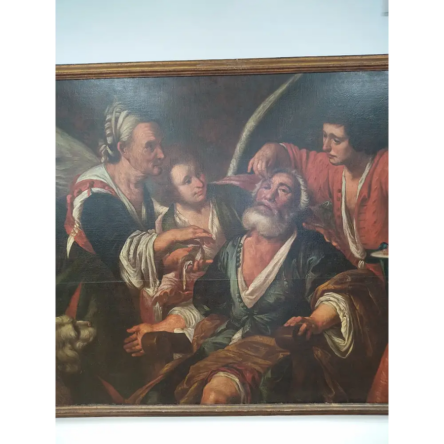 Die Heilung des Tobit – Umkreis von Bernardo Strozzi