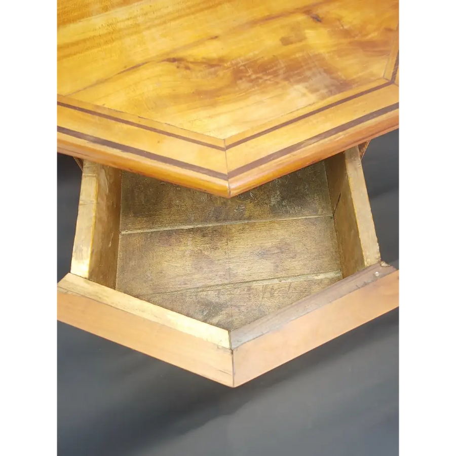 Kirschbaum Trommel-Tisch Frankreich um 1830 - Möbel