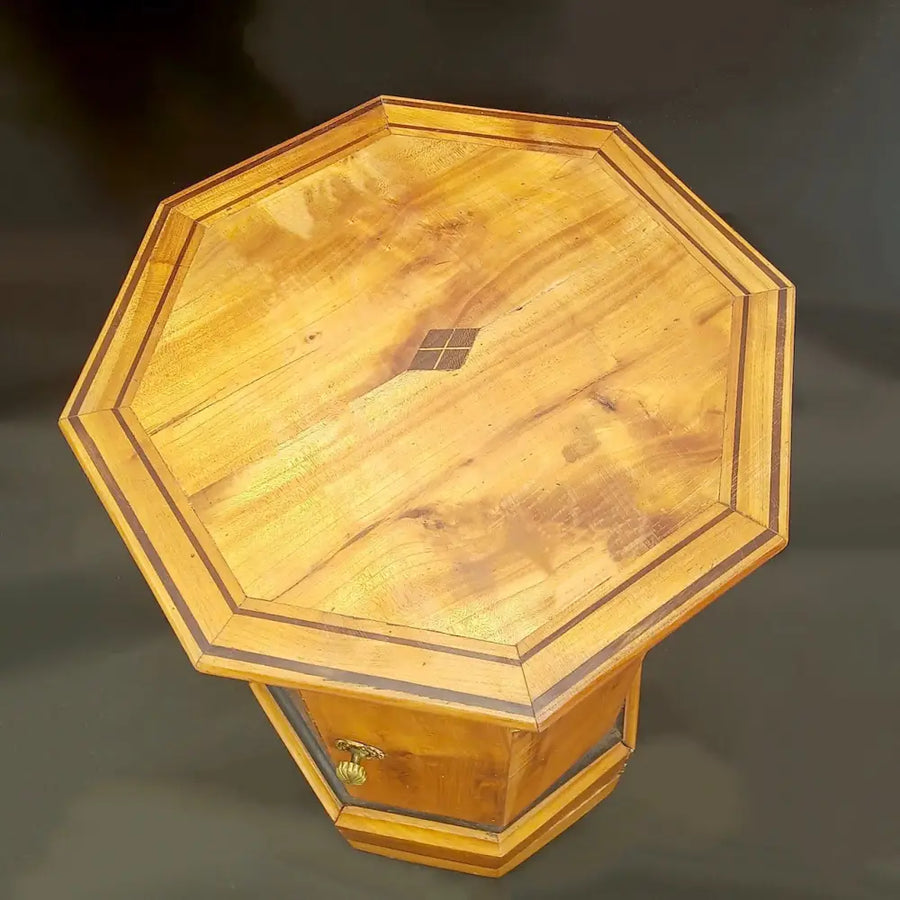 Kirschbaum Trommel-Tisch Frankreich um 1830 - Möbel