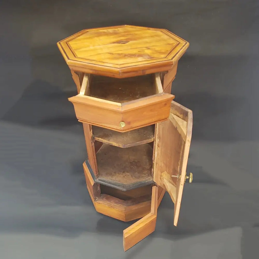 Kirschbaum Trommel-Tisch Frankreich um 1830 - Möbel