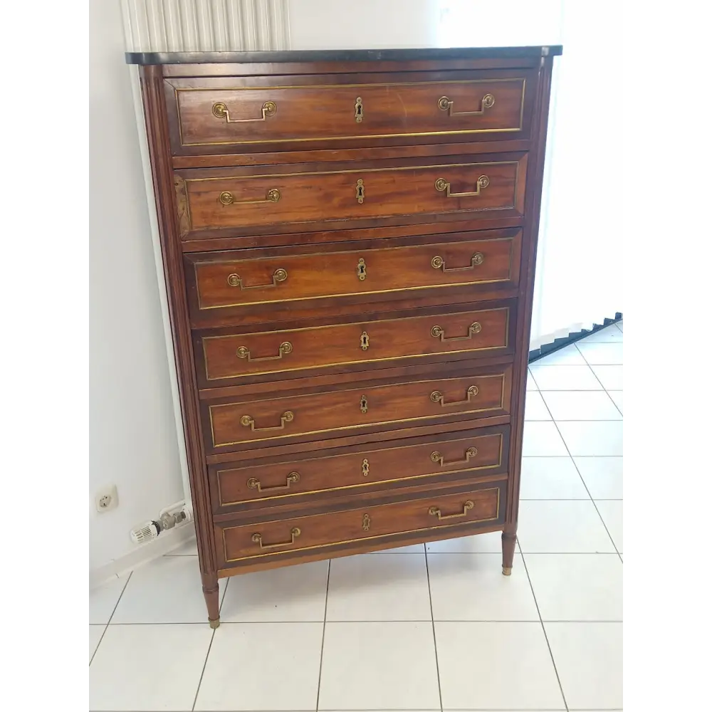 Louis XVI Chiffoniere / Pfeilerkommode - Möbel