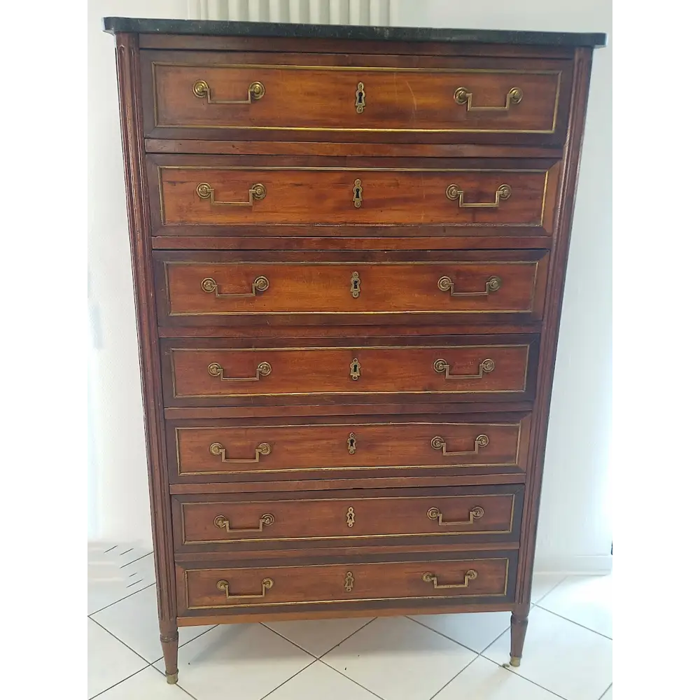 Louis XVI Chiffoniere / Pfeilerkommode - Möbel