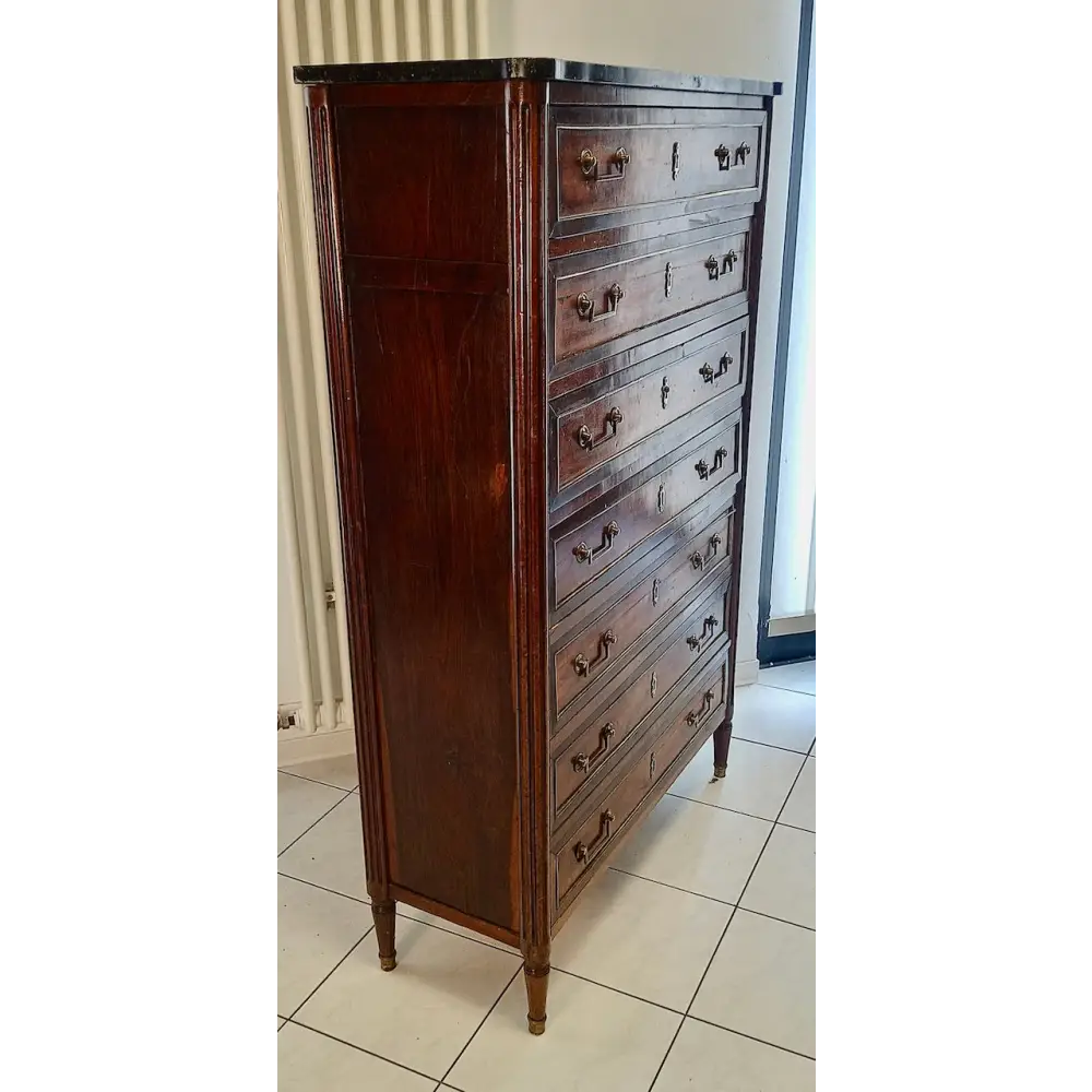 Louis XVI Chiffoniere / Pfeilerkommode - Möbel