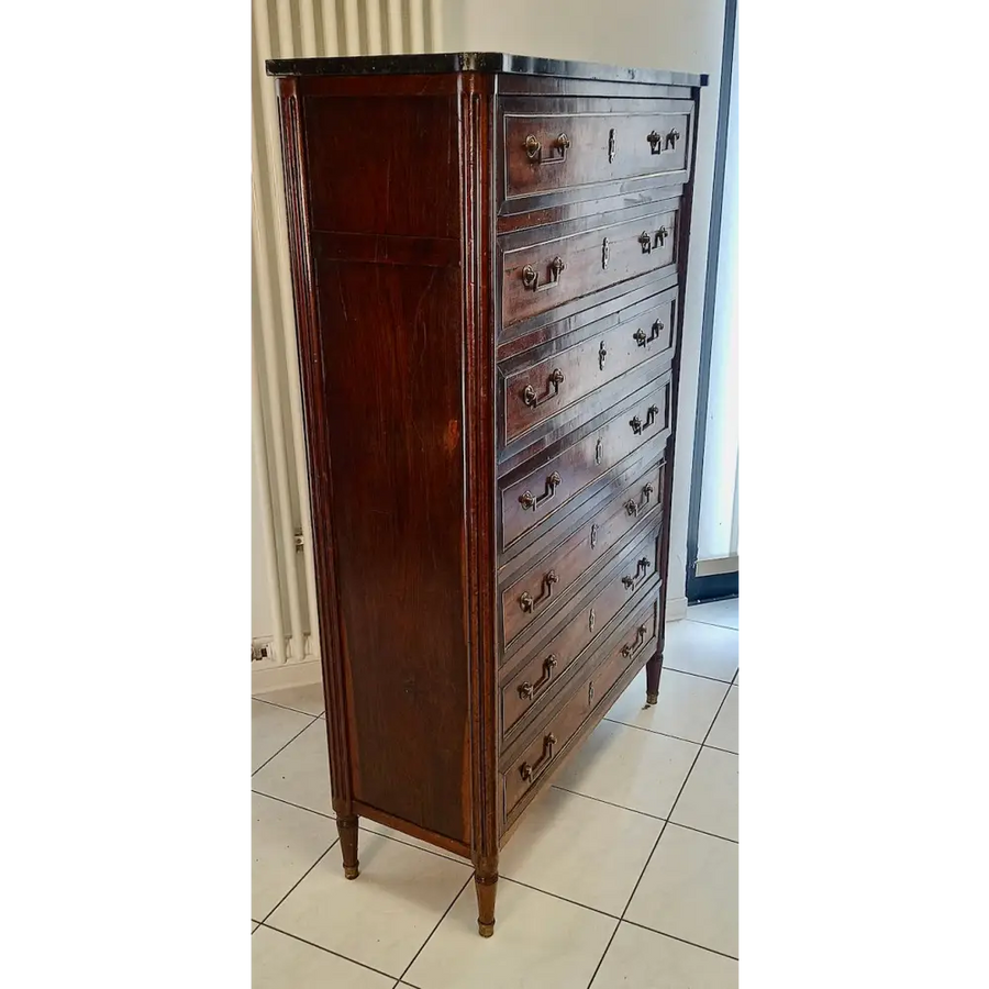 Louis XVI Chiffoniere / Pfeilerkommode - Möbel