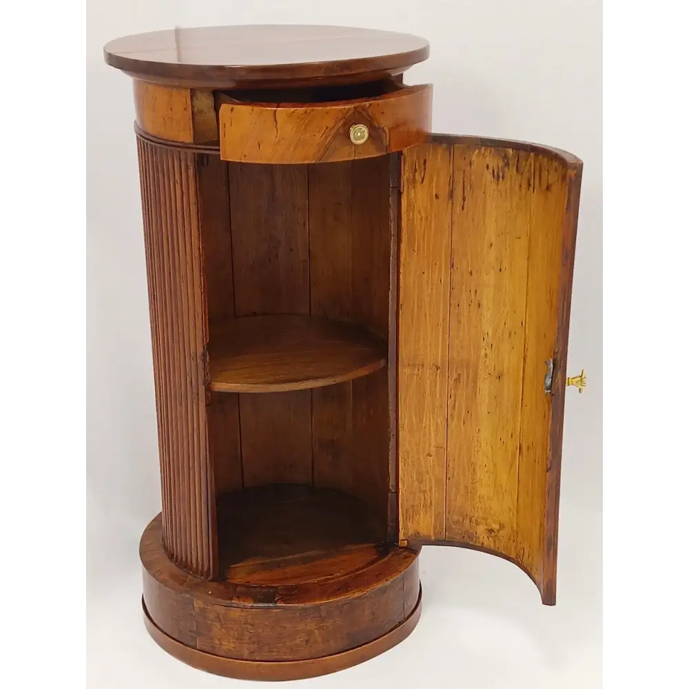 Nussbaum-Trommeltisch Frankreich um 1830 - Möbel