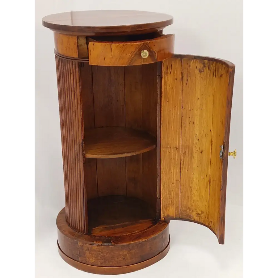 Nussbaum-Trommeltisch Frankreich um 1830 - Möbel