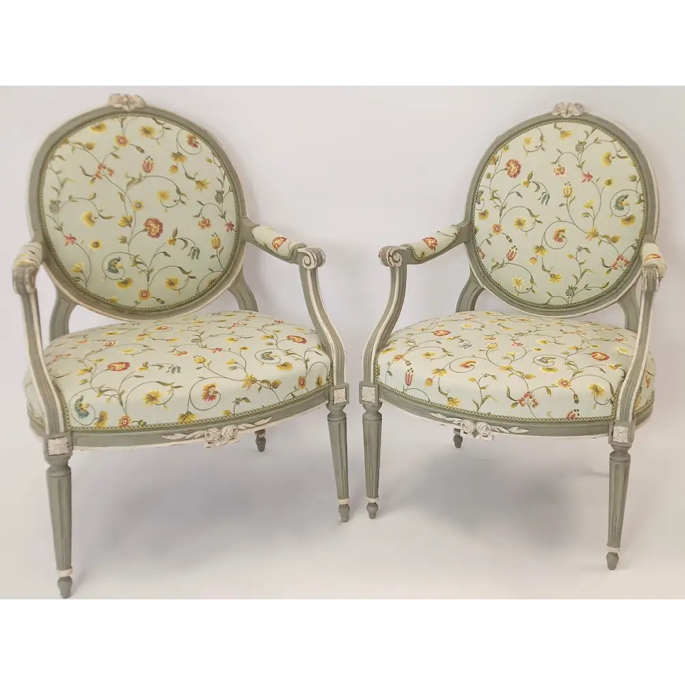 Paar Sessel Louis XVI ca. 1780 - Sessel
